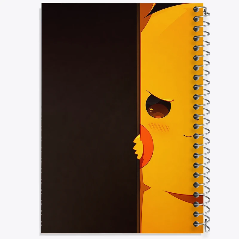 دفتر شطرنجی 50 برگ خندالو طرح انیمه پوکمون کد N1745