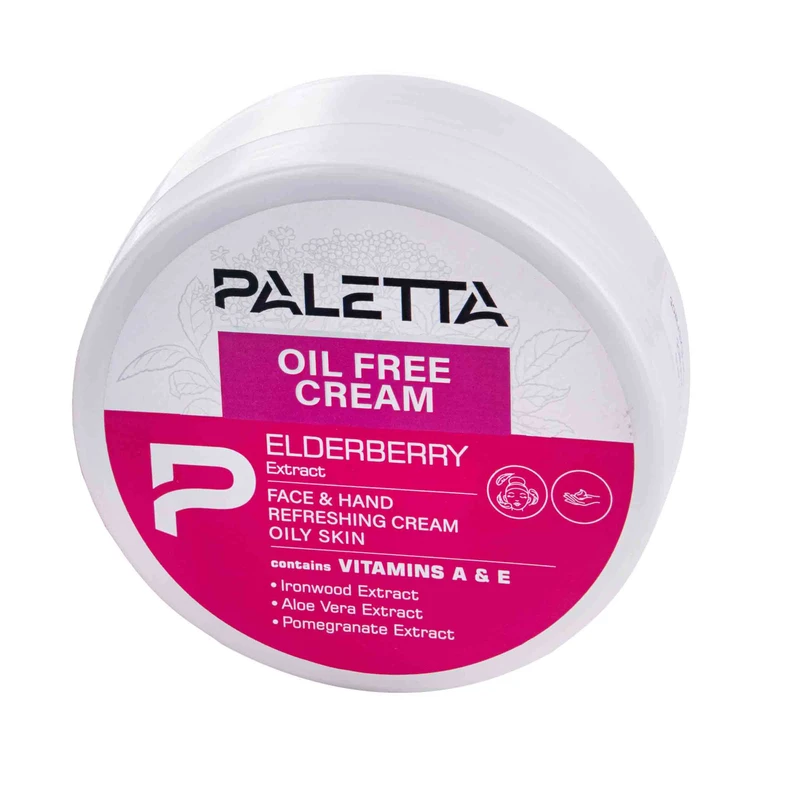 کرم مرطوب کننده دست و صورت پالتا مدل Elder Berry  مناسب برای پوست چرب حجم 220 میلی لیتر