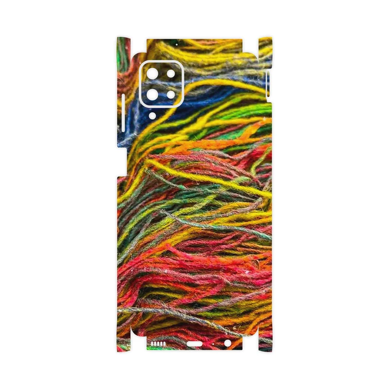 برچسب پوششی ماهوت مدل Fabric Texture 9-FullSkin مناسب برای گوشی موبایل سامسونگ Galaxy A12 Nacho