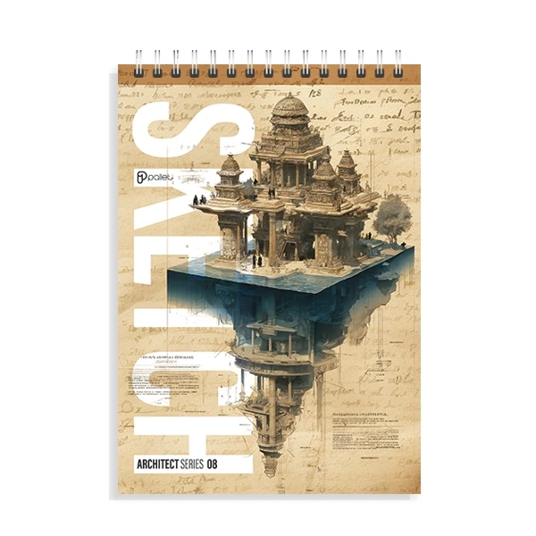 دفتر طراحی 40 برگ مدل دیزاین پالت کد 08