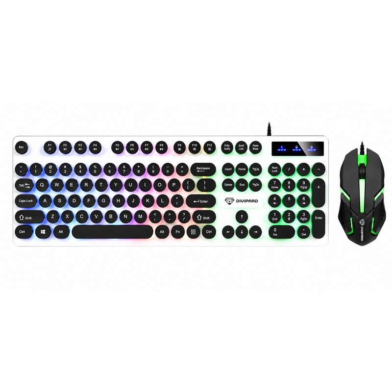 کیبورد و ماوس گیمینگ دیوایپارد مدل GMK-30