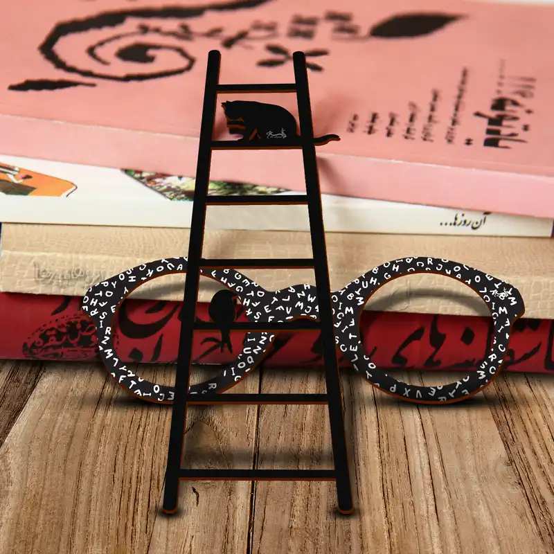 نشانگر کتاب مدل عینک و نردبان Sh_7 مجموعه 2 عددی