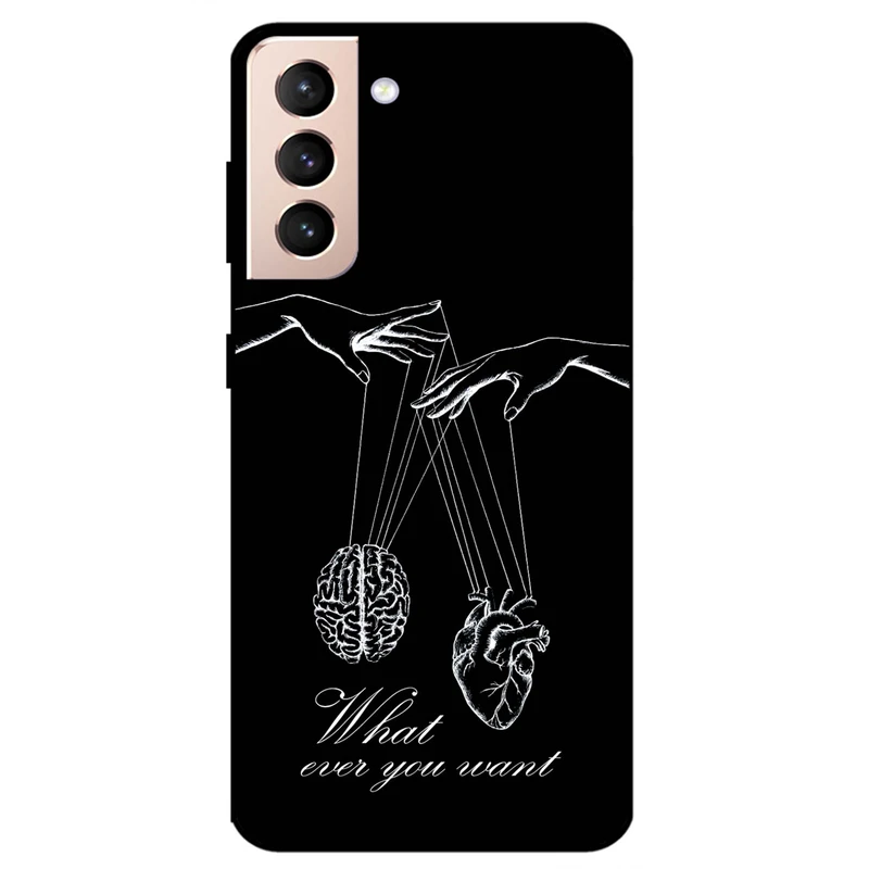 کاور مگافون طرح فکر و احساس مدل 1899 مناسب برای گوشی موبایل سامسونگ Galaxy S21 / S21 5G   