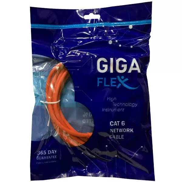 کابل شبکه CAT6 گیگافلکس مدل GI-UTP-RE