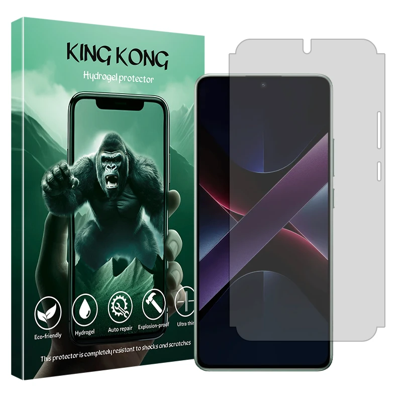 محافظ صفحه نمایش مات کینگ کونگ مدل Tough مناسب برای گوشی موبایل شیائومی Poco X7 Pro