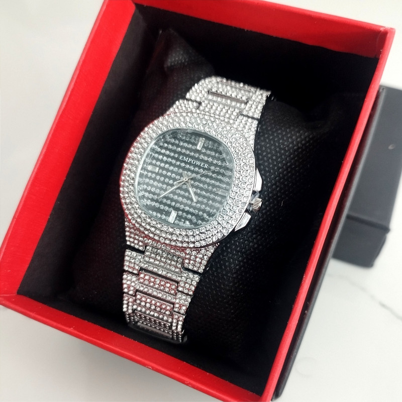 ساعت مچی عقربه ای امپاور مدل فول نگین ساعت مچی عقربه ای امپاور مدل فول نگین