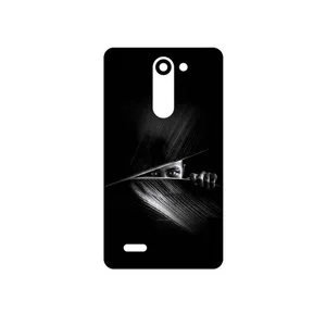MAHOOT Black Portrait Cover Sticker for LG L Bello