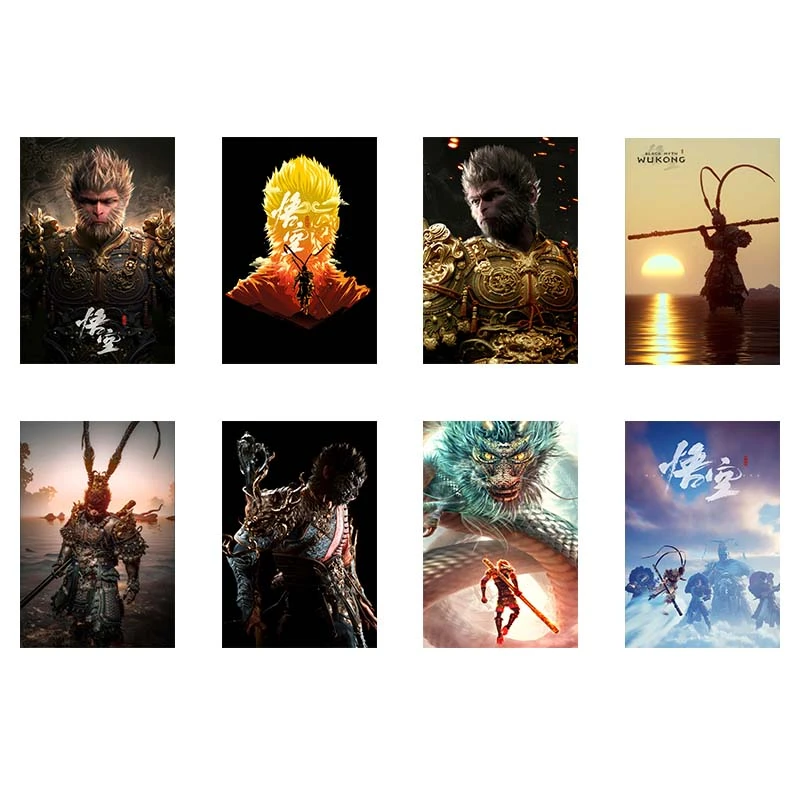 پوستر کارنيکا طرح Kung-وو کونگ Wo کد 96149 مجموعه 8 عددی