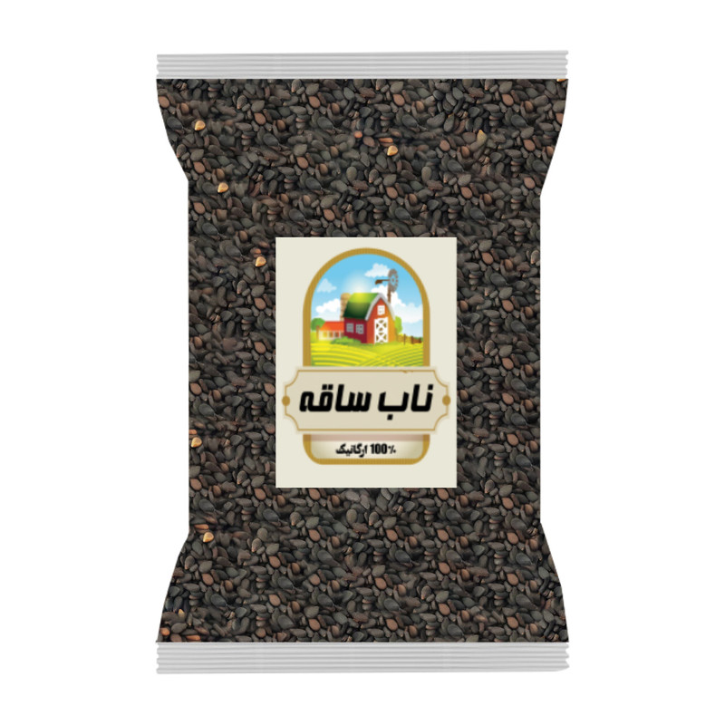 کنجد سیاه درجه یک ناب ساقه - 250 گرم