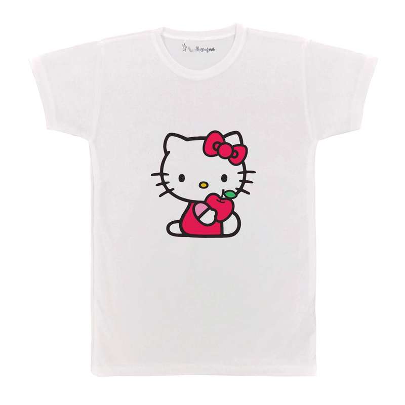 تی شرت بچگانه پرمانه طرح Kitty کد pmt.2395