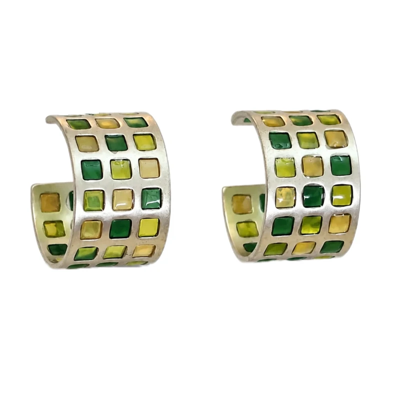 گوشواره میخی زنانه مدل هندی سنتی