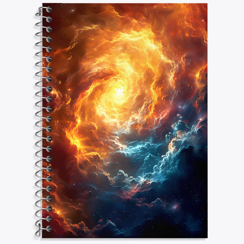 دفتر نت موسیقی 50 برگ خندالو طرح کهکشان کد N4989