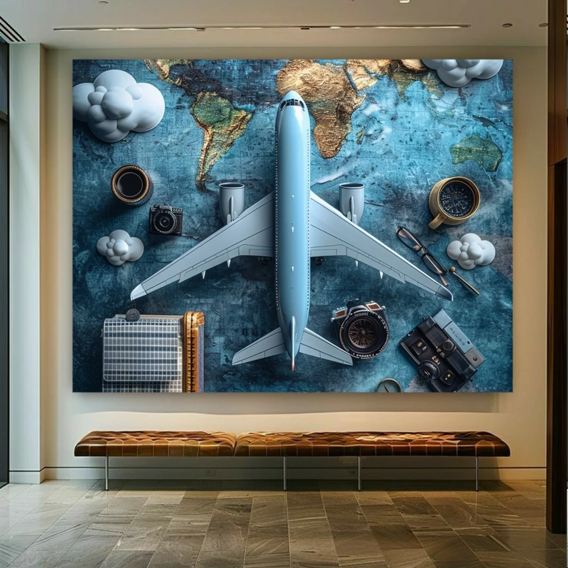 پوستر طرح مخمل سفر مدل آژانس مسافرتی کد BK22861