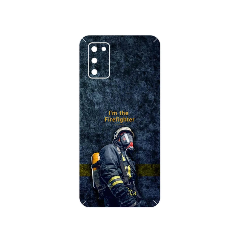 برچسب پوششی ماهوت مدل Firefighter مناسب برای گوشی موبایل سامسونگ Galaxy A03S