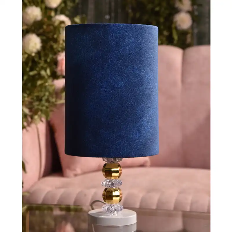 آباژور رومیزی مدل چرم به همراه چراغ آویز