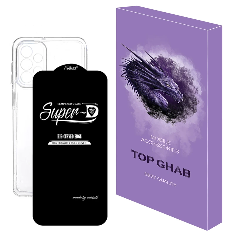 کاور تاپ قاب مدل 2SDJ مناسب برای گوشی موبایل سامسونگ Galaxy A53 5G به همراه محافظ صفحه نمایش