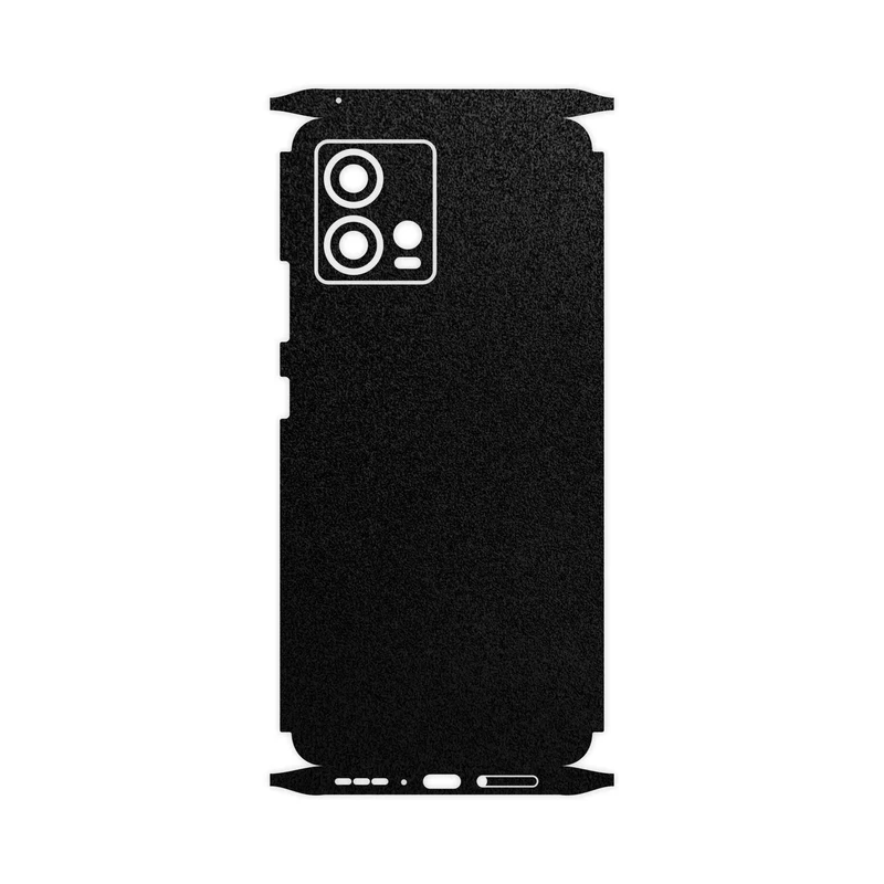 برچسب پوششی ماهوت مدل Black-Suede-FullSkin مناسب برای گوشی موبایل موتورولا Edge 30 Fusion