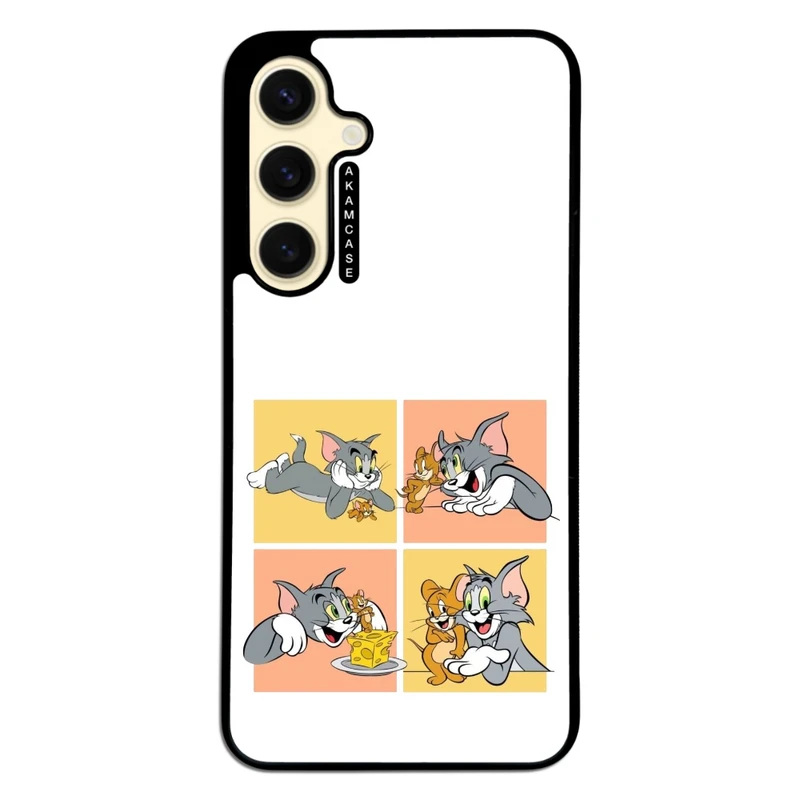 کاور آکام مدل AMC-WSGS24FE-TOM & JERRY8 مناسب برای گوشی موبایل سامسونگ Galaxy S24 FE