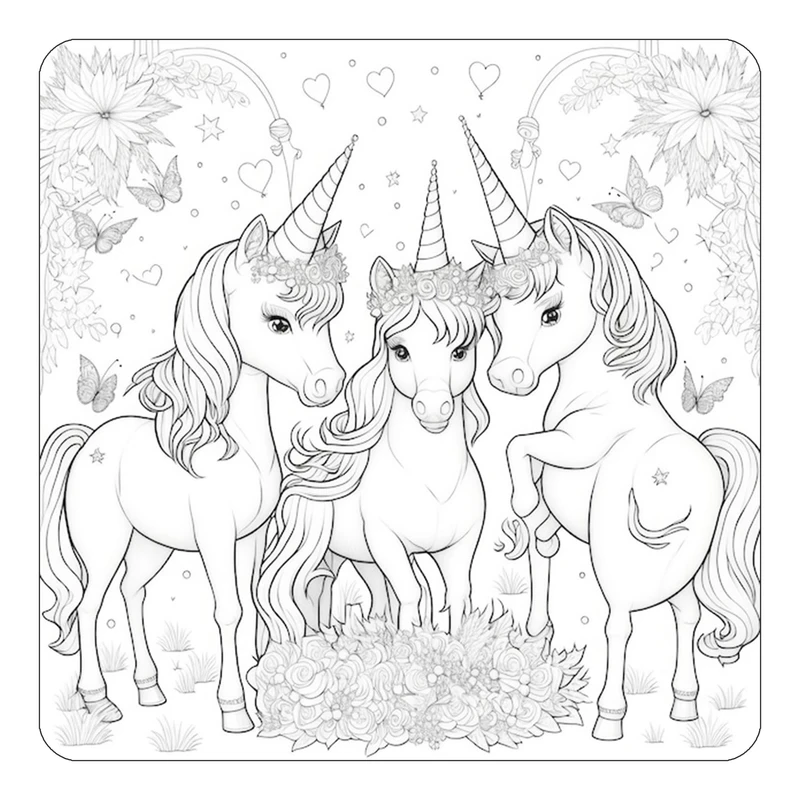 مگنت کاکتی طرح اسب تک شاخ و یونیکورن مدل mp32568