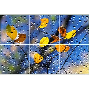 تایل سقفی آسمان مجازی مدل بارانی کد NB605 سایز 60x60 سانتیمتر مجموعه 6عددی 