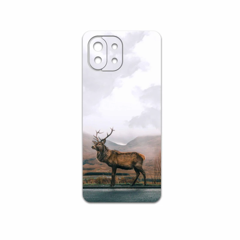 برچسب پوششی ماهوت مدل Horned-Deer مناسب برای گوشی موبایل شیائومی 11 Lite 5G NE