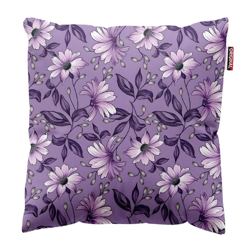   کوسن پاد آفرین طرح گل کد 3820 سایز 30*30 سانتی متر