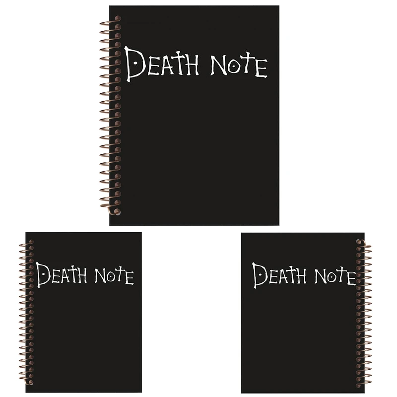 دفتر مدل انیمه Death Note کد S2 مجموعه 3 عددی 