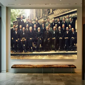 تابلو بوم طرح سنگین ترین قاب دانشمندان جهان کد GR869