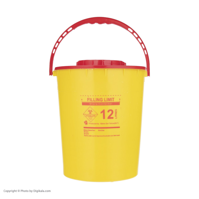 سیفتی باکس بهار زیست مدل استوانه ظرفیت 12 لیتر