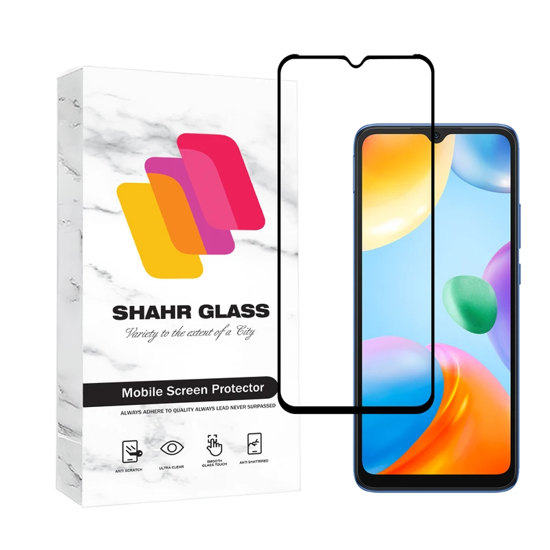 محافظ صفحه نمایش شهر گلس مدل FULSLSH مناسب برای گوشی موبایل شیائومی Redmi 10C /10 India /10 Power