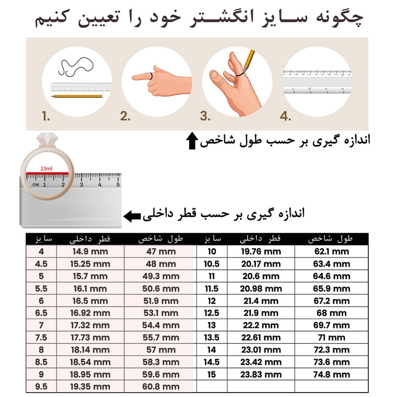 انگشتر ناکسیگو مدل شب تاب کد RB15562