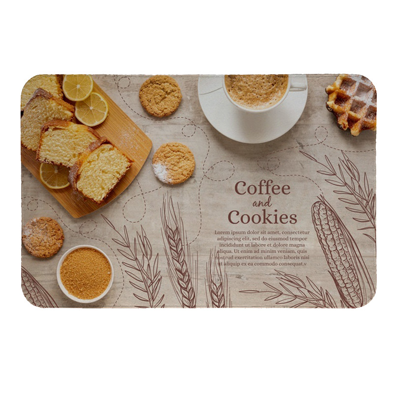 پادری طرح coffee کد 8243 سایز 80 × 50 سانتی متر