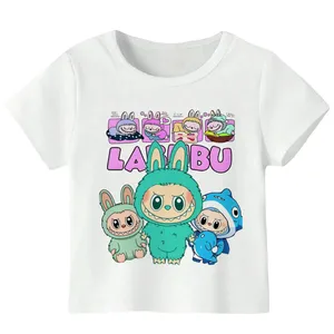 تی‌شرت آستین کوتاه دخترانه مدل A22 LABUBU