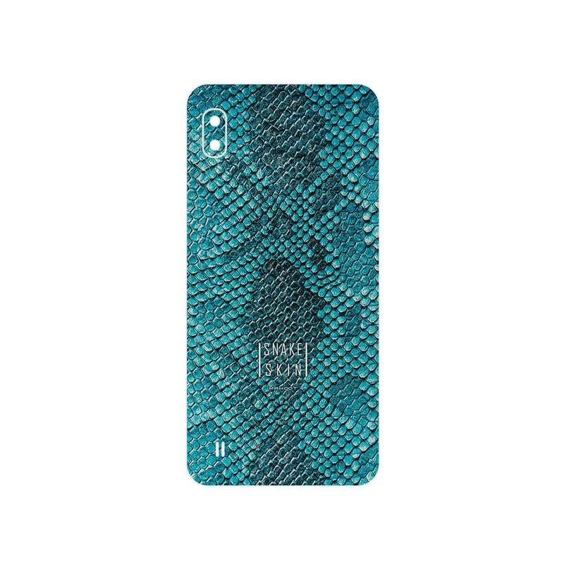برچسب پوششی ماهوت مدل Blue Snake Skin مناسب برای گوشی موبایل سامسونگ Galaxy A10