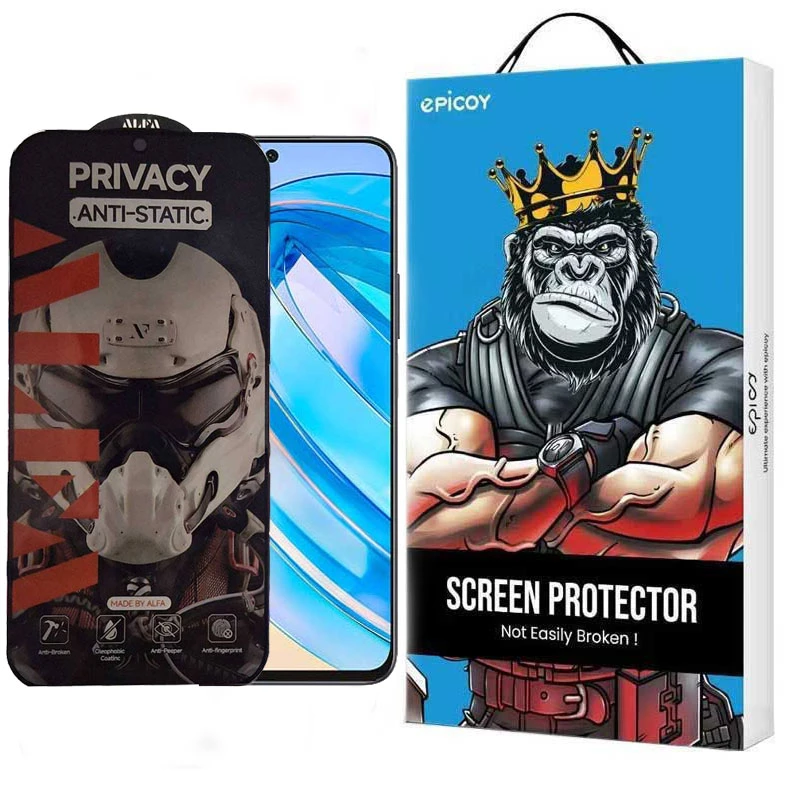 محافظ صفحه نمایش حریم شخصی اپیکوی مدل Alpha مناسب برای گوشی موبایل آنر 90 Lite/ 90 GT/ X8a/ X8b/ X8 4G