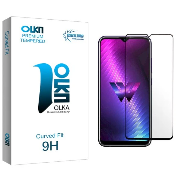 محافظ صفحه نمایش شیشه ای کولینگ مدل Olka مناسب برای گوشی موبایل ال جی W30 Pro