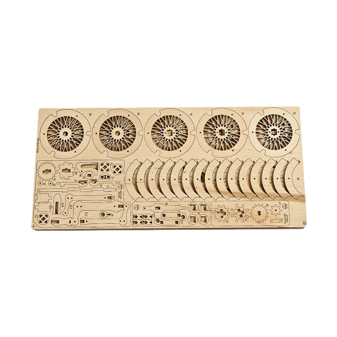 ساختنی مدل ماکت چوبی ماشین مسابقه کلاسیک کد M75