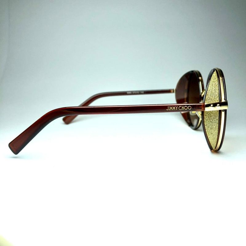 عینک آفتابی زنانه جیمی چو مدل فشن اسپرت گرد 1254-z2 -  - 2