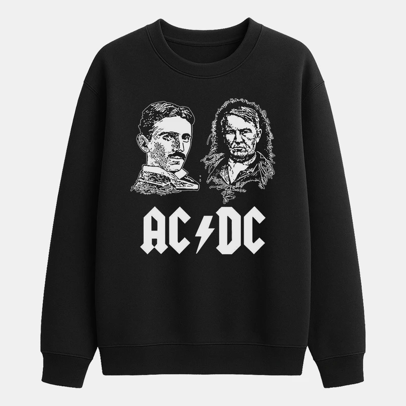 سویشرت مردانه باهرپوش شرق مدل گروه متال تسلا و انیشتین کد mo251