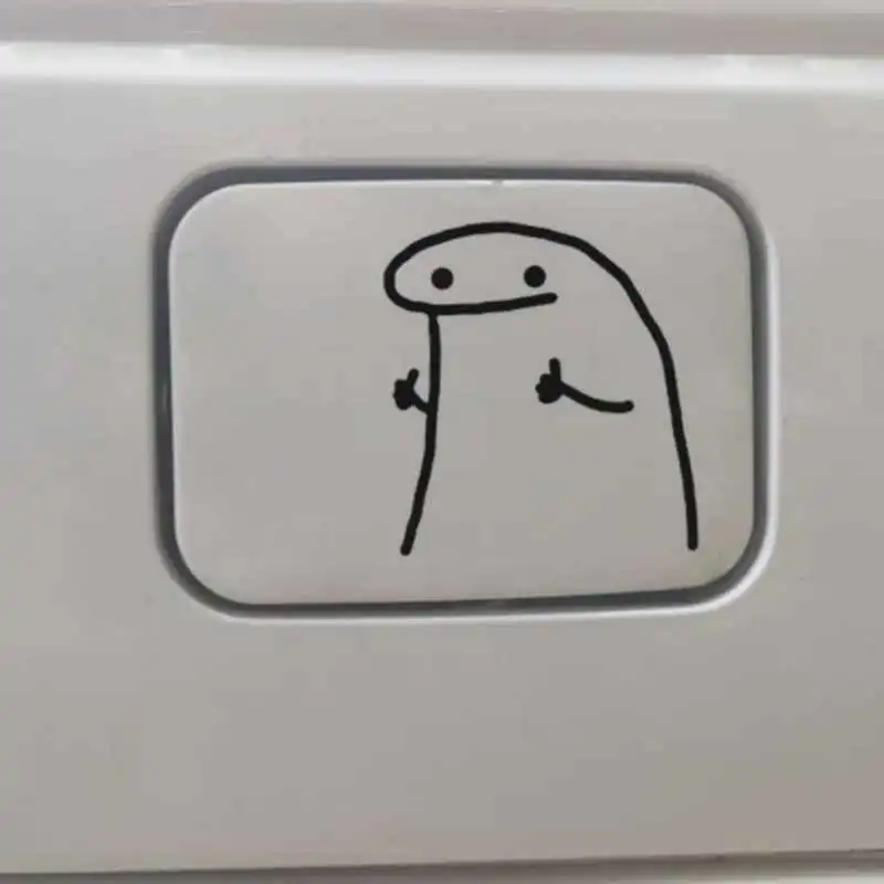 استیکر تزئینی خودرو طرح میقولی بسته 10 عددی