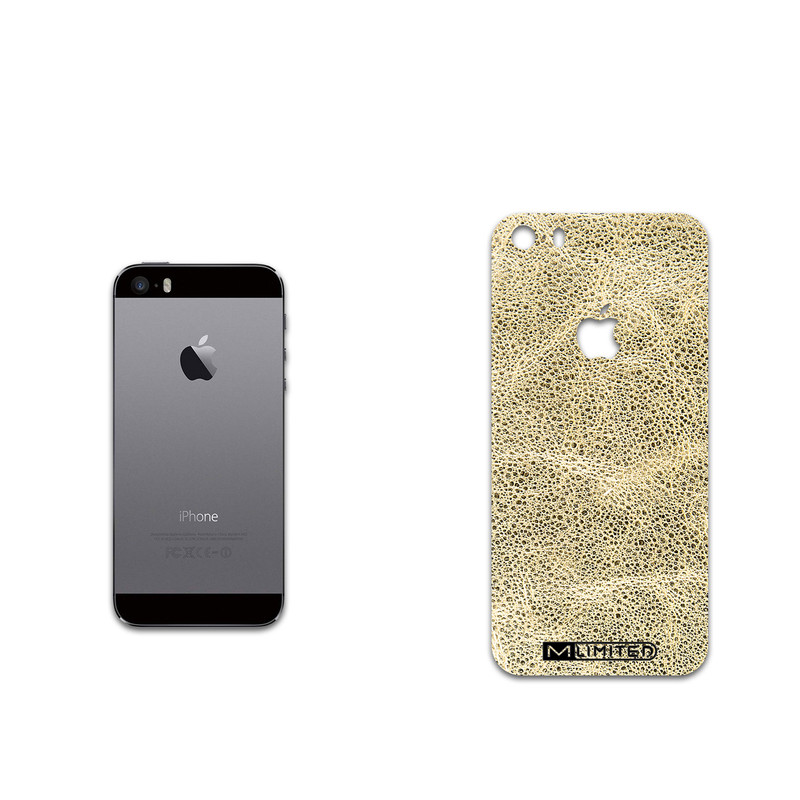 برچسب پوششی ماهوت مدل M-LIMITED-G-Chrome مناسب برای گوشی موبایل اپل iPhone 5s  بسته دو عددی