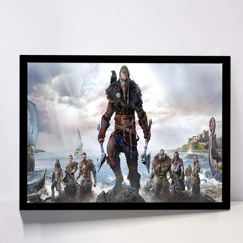 تابلو مدل ragnar lothbrok assassins creed کد F-15010