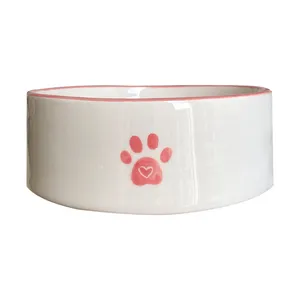ظرف غذای سگ و گربه مدل پنجه قلبی