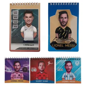 دفترچه یادداشت 50 برگ مدل کیمدی طرح مسی مجموعه ۵ عددی