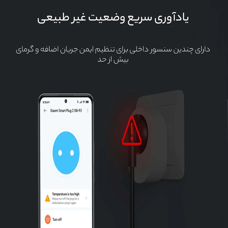 عکس شماره 12 : پریز هوشمند شیائومی مدل zncz302kk