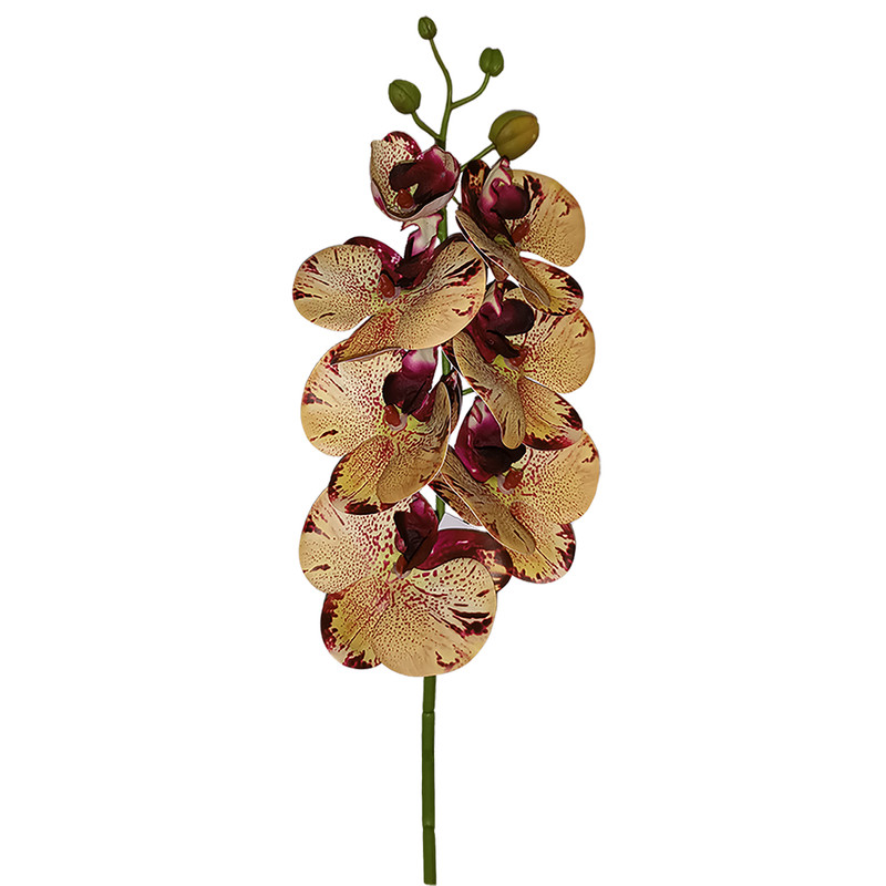 گل مصنوعی مدل شاخه اُرکیده لمسی 7 گل