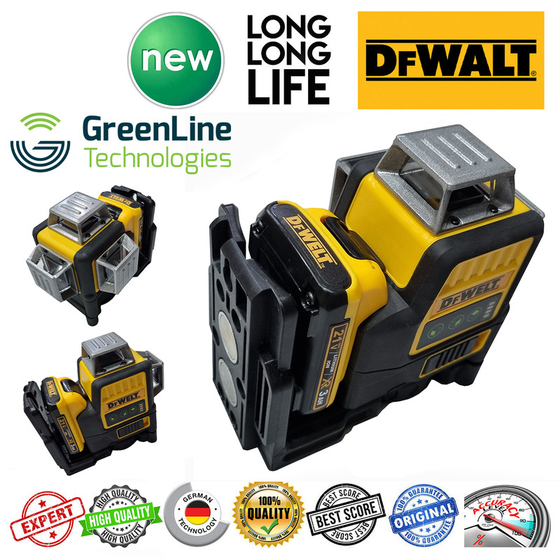 تراز لیزری  دی اف ولت مدل نور سبز 3D BOX -12L