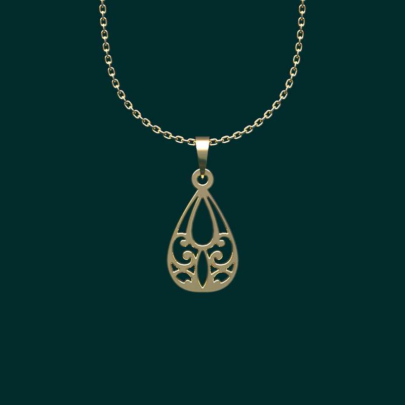 گردنبند طلا 18 عیار زنانه مدوپد مدل هندسی کد TT2-1-1200 گردنبند طلا 18 عیار زنانه مدوپد مدل هندسی کد TT2-1-1200