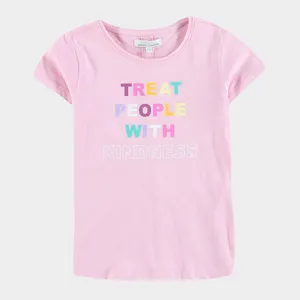 تی شرت آستین کوتاه دخترانه پیاتزا ایتالیا مدل PK-PIZ-PIK-04