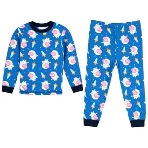 ست تی‌شرت آستین بلند و شلوار راحتی بچگانه مدل لوپی 001